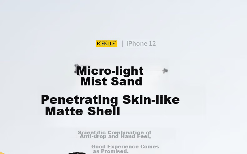Чехол KEKLLE для iPhone 12 Pro Max, Магнитный, Противоударный, Защитный, Полупрозрачный, Черный