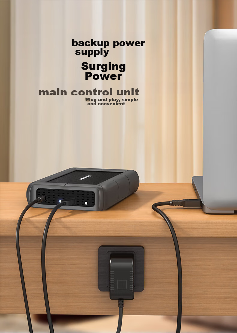 Портативный жесткий диск Newsmy Xingji Series, 3.5 дюйма, настольное хранилище, Type-C USB 3.1, 4 ТБ, черный