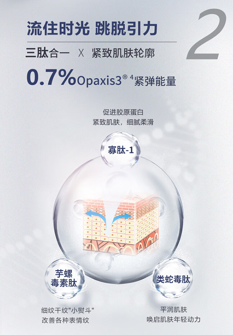 evm 寡肽多效驻颜微精华水180ml 补水保湿滋润爽肤水紧致熟龄细纹肌