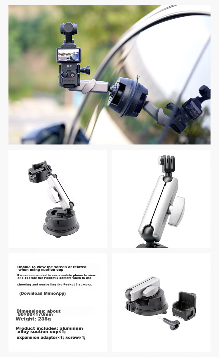 MAXCAM, портативный селфи-штатив для DJI Osmo Pocket 3, настольная подставка для видеоблогов, аксессуар