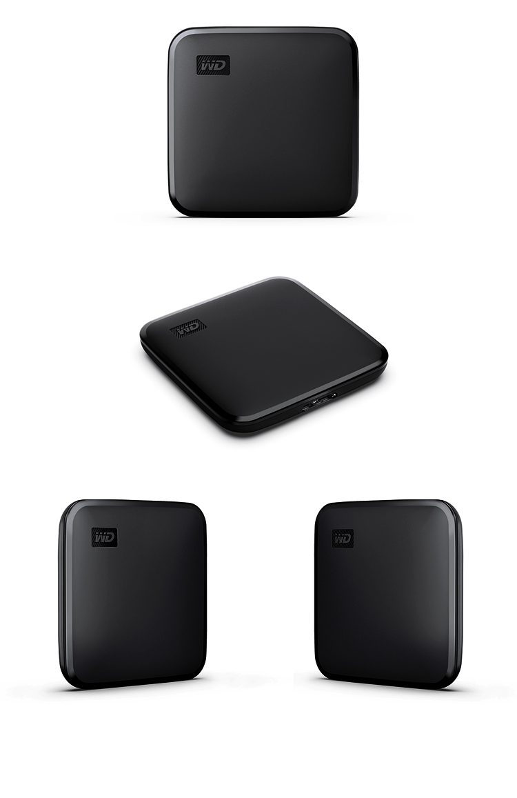 西部数据(WD) 1TB 移动固态硬盘（PSSD）Elements SE新元素 SSD 便携 迷你耐用 坚固防震 兼容Mac 存储备份