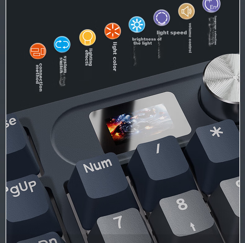 Механическая игровая клавиатура Langtu LT104, проводная, с подсветкой, для ПК и ноутбуков, белая