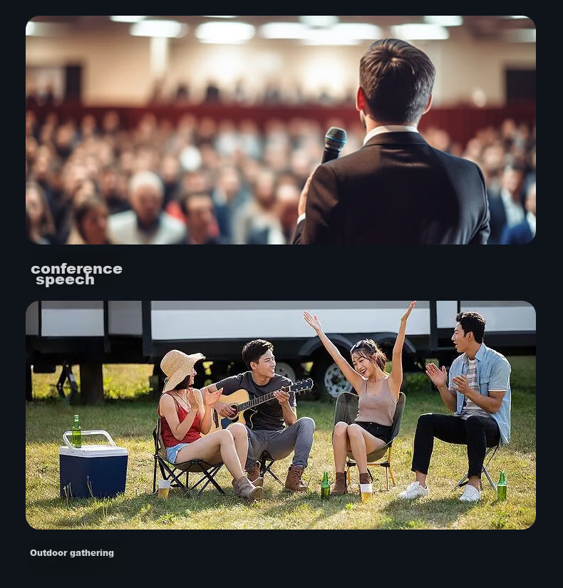 EDIFIER PP208 Портативная акустическая система с Bluetooth, 8-дюймовый сабвуфер для караоке, сцены, конференций, обучения и домашнего использования