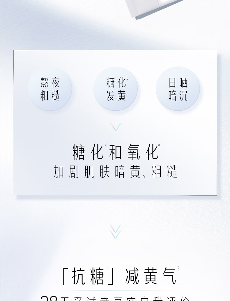 玉兰油超抗抗糖小白瓶精华面膜5片装烟酰胺美白补水保湿面膜新年礼物