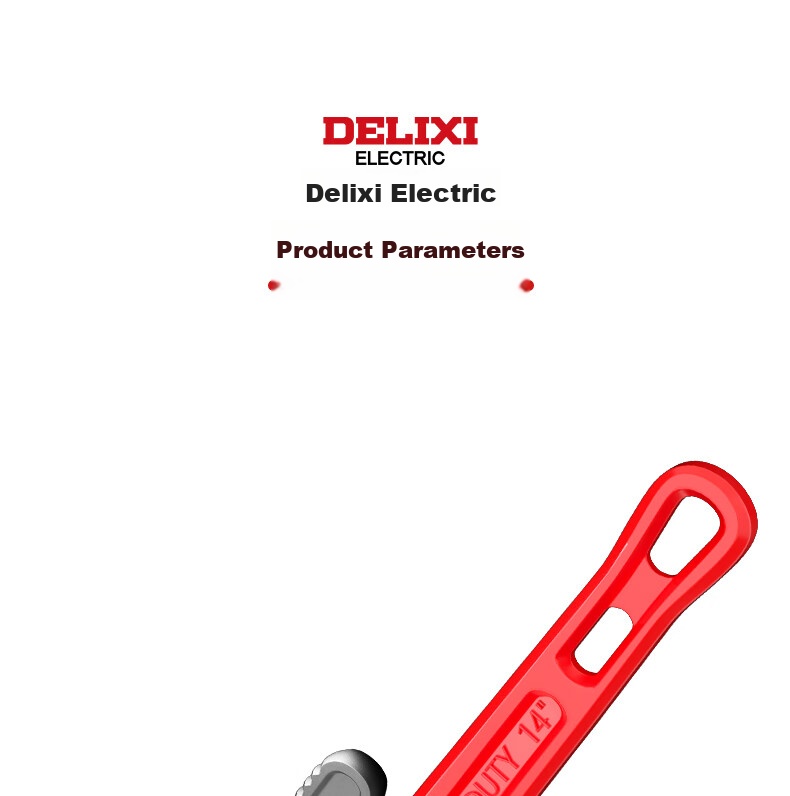 Разводной ключ DELIXI ELECTRIC, многофункциональный, самозатягивающийся, усиленный, с пластиковым покрытием, 10 дюймов