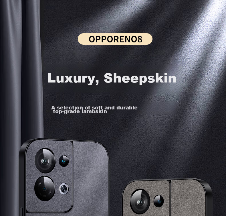 Чехол для телефона Shangsu для OPPO Reno8, противоударный, защита объектива, защита от отпечатков пальцев, тонкий, черный