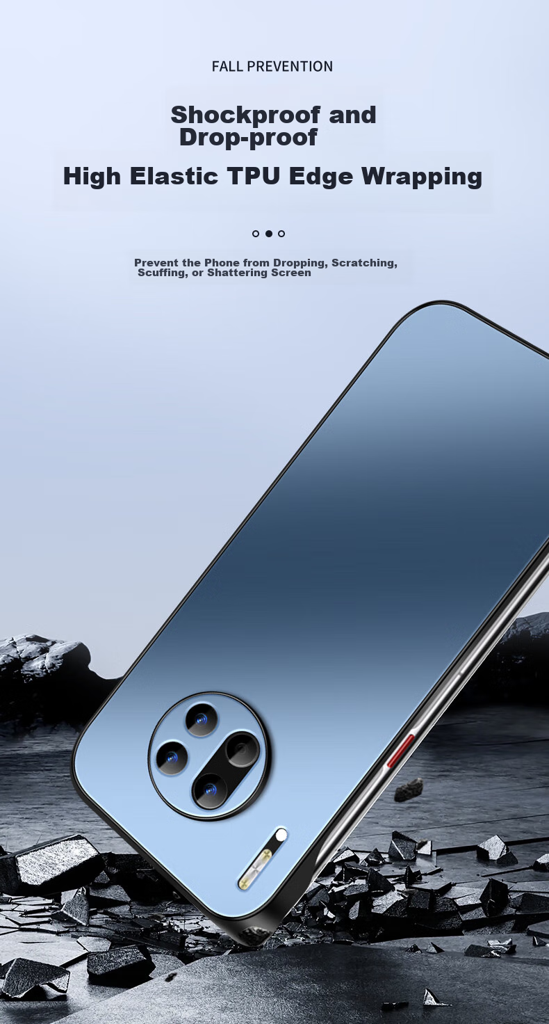 Чехол для Huawei Mate30 Pro/Mate30e Pro Shangsu, AG матовый, противоударный, черный