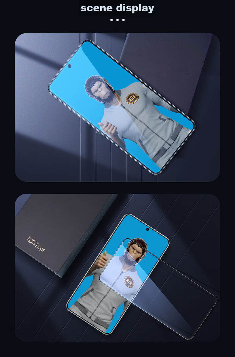 Защитное стекло Lanxingxiansheng для Huawei Mate 60, прозрачное, противоударное, защита от отпечатков пальцев