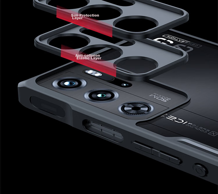 Xundd Магнитный защитный чехол для Red Magic 9 Pro+/9 Pro/9 Pro+/9 Pro, противоударный игровой чехол с защитой всего объектива и рассеиванием тепла, прозрачный защитный чехол