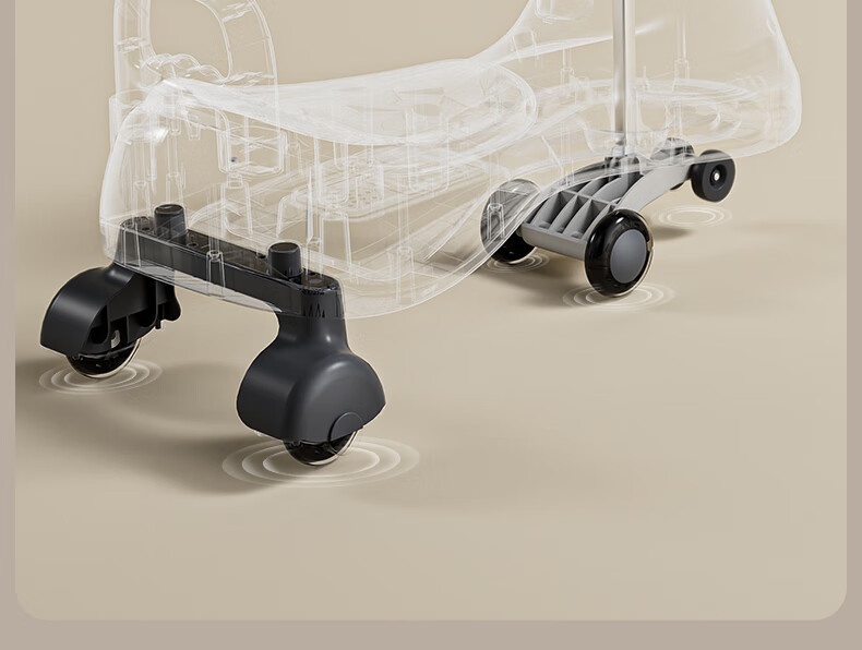 Детский самокат-каталка ANGI BABY Anti-Rollover Twist Car, двухместный, с поворотным передним колесом, подарок для детей