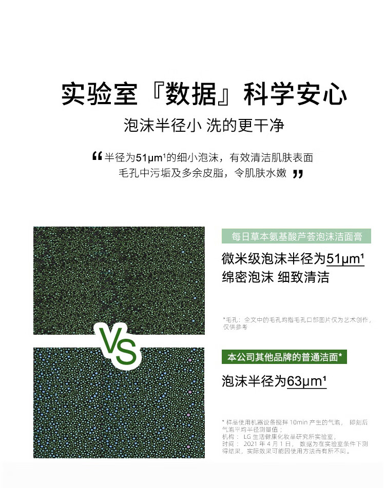 菲诗小铺 进口氨基酸洗面奶控油补水保湿深层清洁抗痘洁面乳男女士芦荟