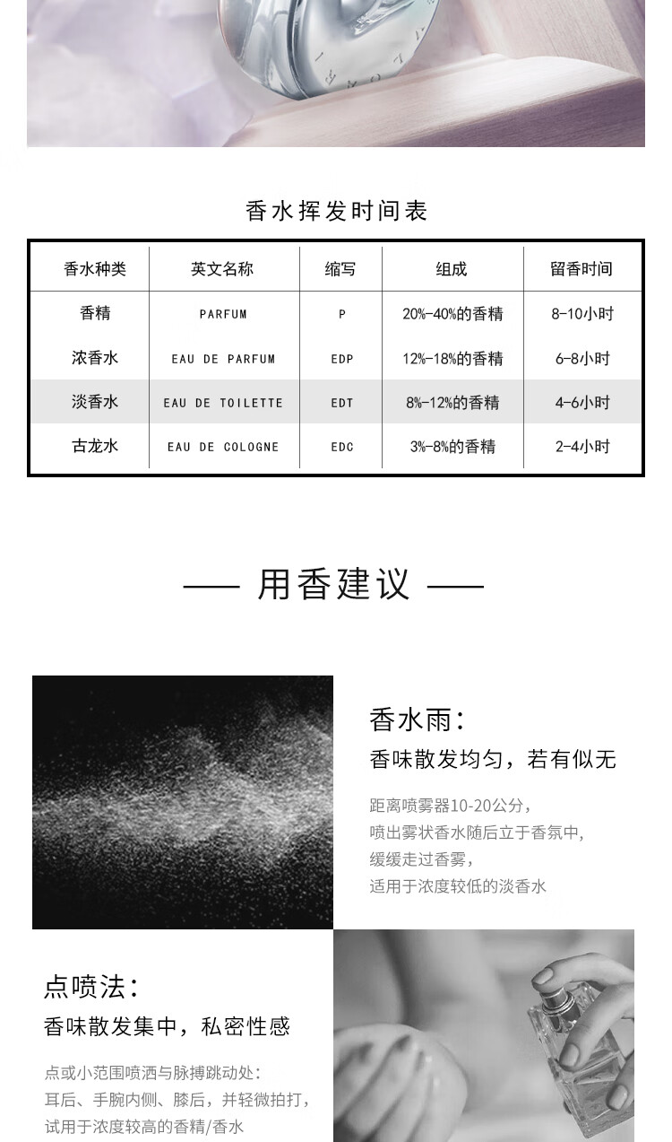 宝格丽晶莹纯香女士淡香水 65ml  生日送女友节日礼物 花果香清澈持久