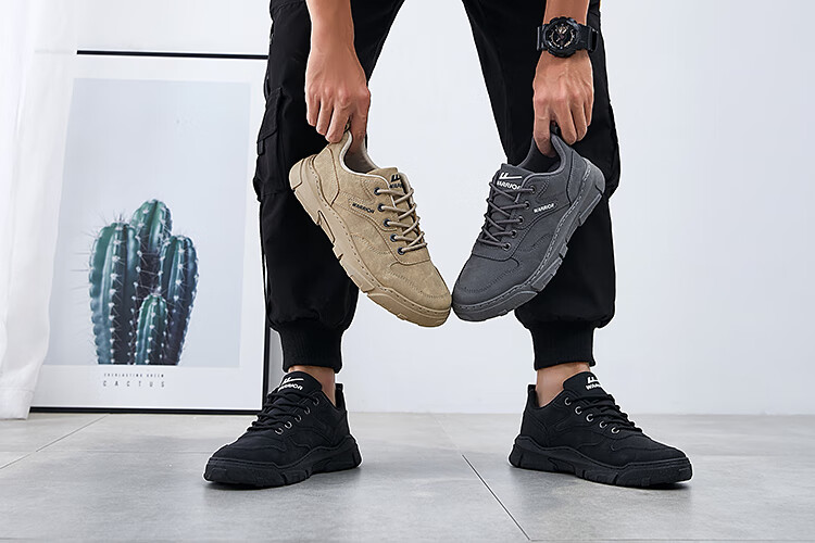 Кроссовки Warrior Casual Shoes WXP(WZ)-0304 для мужчин, темно-серые, размер 44