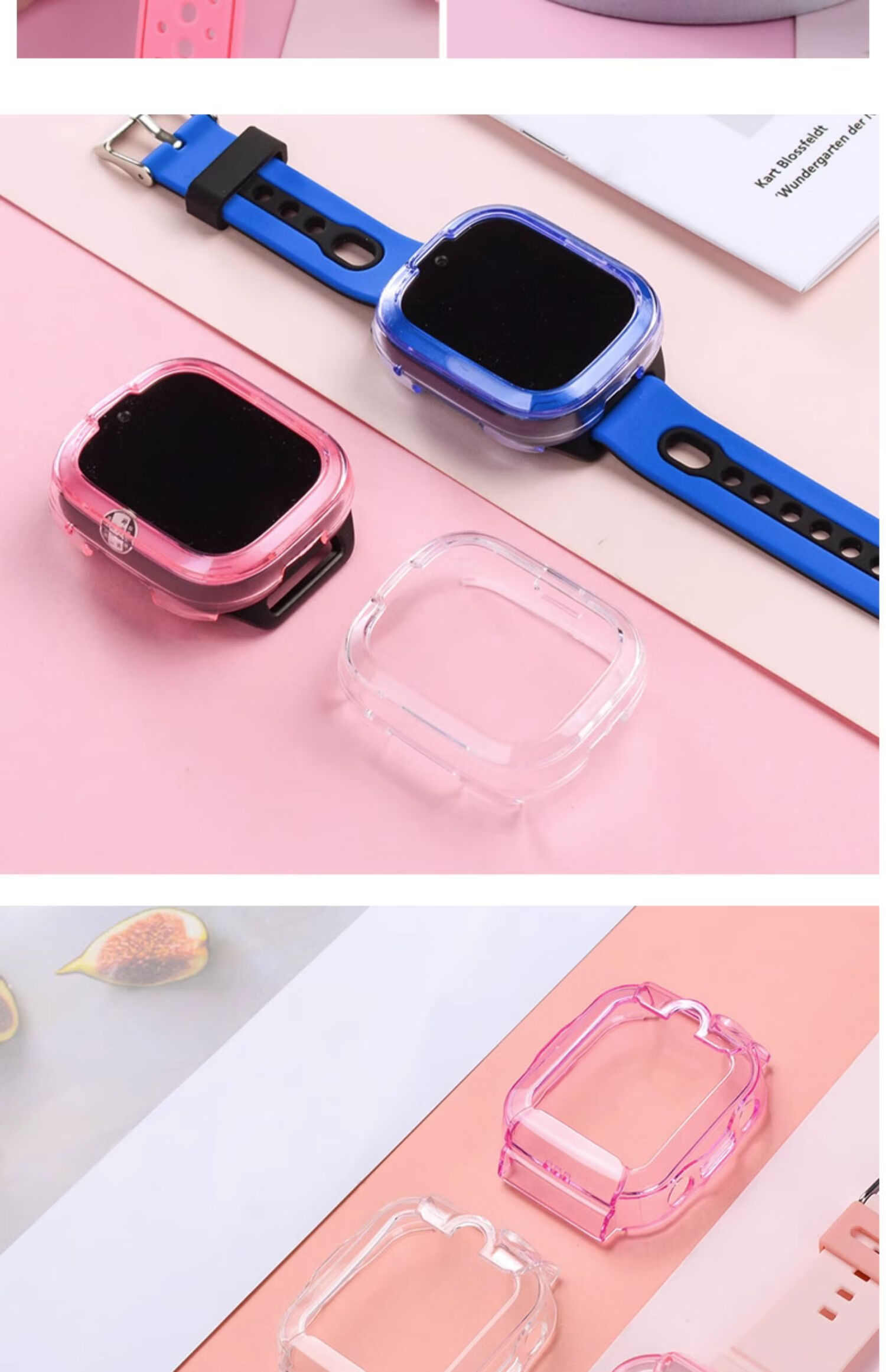 Защитный чехол Iboann для Huawei Children's Watch 5, прозрачный, противоударный, из TPU