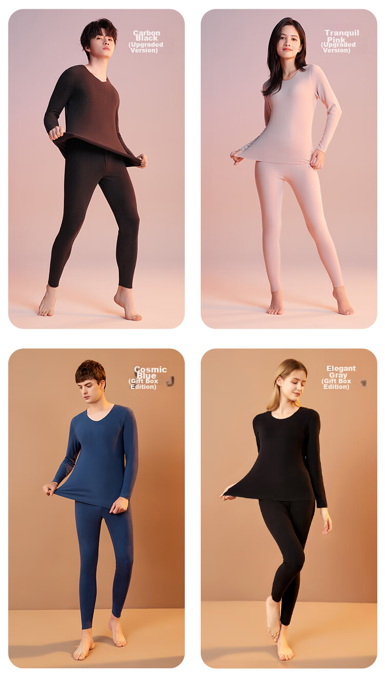 Термобелье Hodo для женщин, бесшовный хлопковый комплект с подогревом, осенний топ и штаны, защита колена, теплое термобелье, новая осенняя коллекция