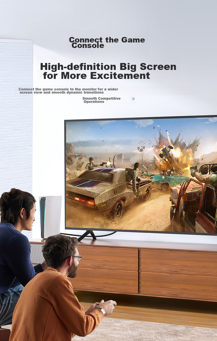 Кабель CHOSEAL HDMI версии 2.0, 4K/60Hz HD, с графеновым экранированием, для подключения ноутбука, ТВ-приставки к телевизору/проектору, 1 метр, QS8110AT1