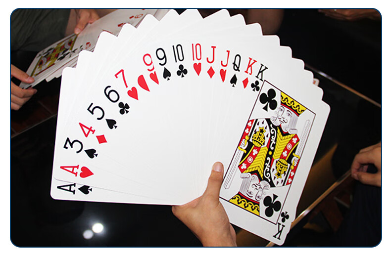 Игральные карты Wangjing Poker, 4x увеличенные, для покера Техасский Холдем, креативные аксессуары для настольных игр