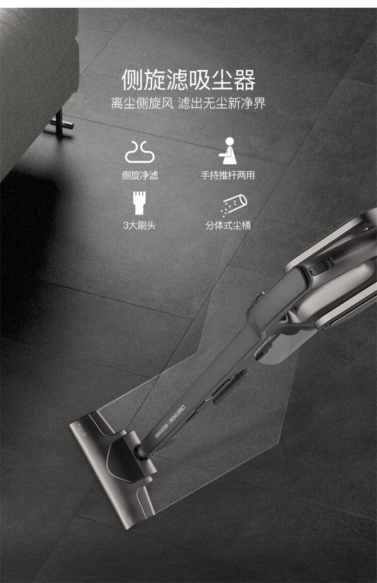 德尔玛deermadx700s小型家用立式吸尘器手持吸尘机宠物家庭适用