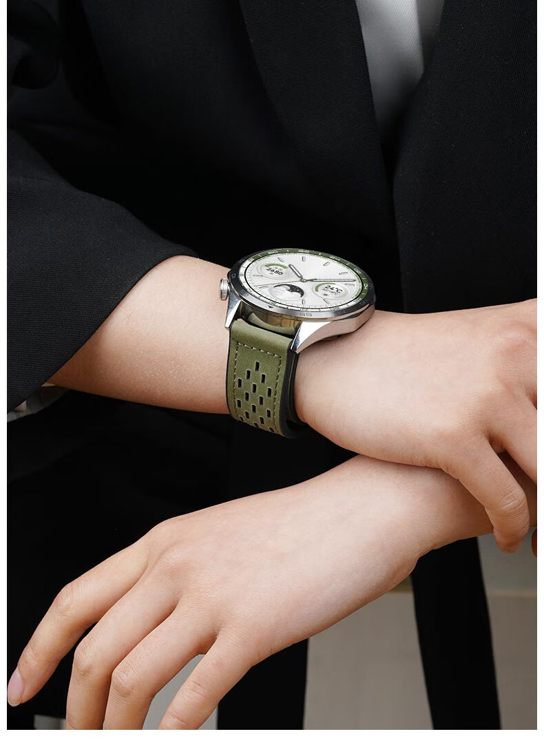 Ремешок Watchbond для Huawei Watch GT6, GT6 Pro, Watch 5, Watch 4, GT 5 Pro, GT 5, GT 4, из натуральной кожи Crazy Horse, с магнитной застежкой