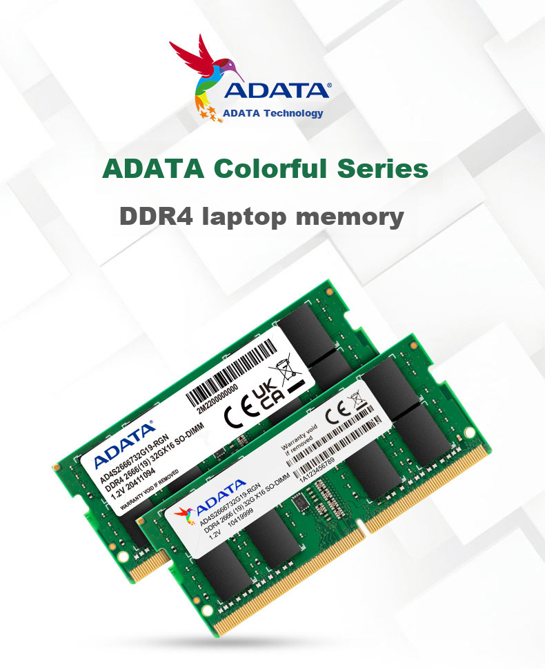 Оперативная память ADATA 8GB DDR4 2666MHz SO-DIMM для ноутбука