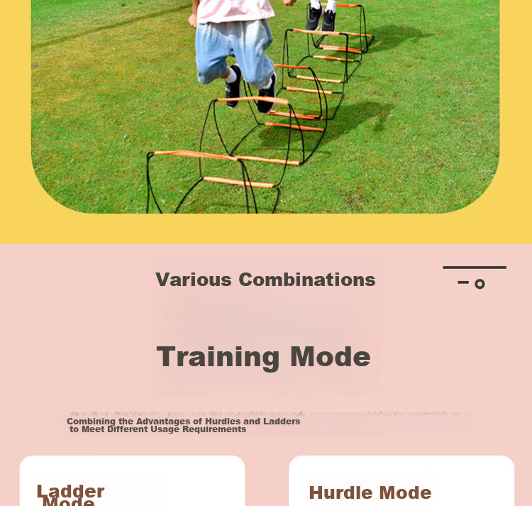 Agility Ladder TaTanice, складная, для тренировок по футболу, для детей, для тренировок на открытом воздухе, подарок на день рождения и Новый год