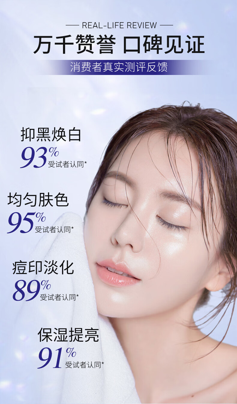 CMFM博和大健康研究院美白洁面乳祛斑烟酰胺清洁控油男女洗面奶110g