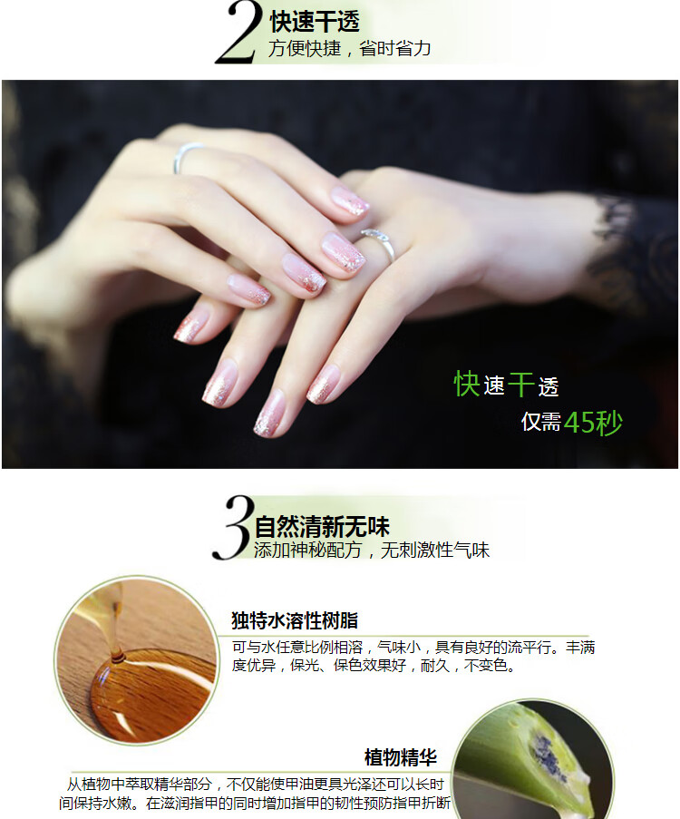 Sweet Color 无味加钙底油12ml (健康环保 保护指甲 护甲油 透明指甲油）