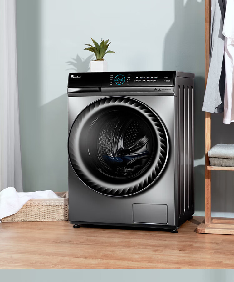 小天鹅（LittleSwan）水魔方洗衣机全自动滚筒家用10公斤大容量变频洗衣机 除螨除菌智能家电 水魔方护形护色 智能投放洗衣液 超微净泡洗-V88
