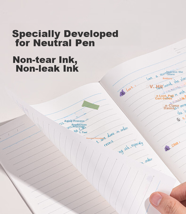 Блокнот Deli Classic Soft Notebook, A5, 40 листов, случайный цвет