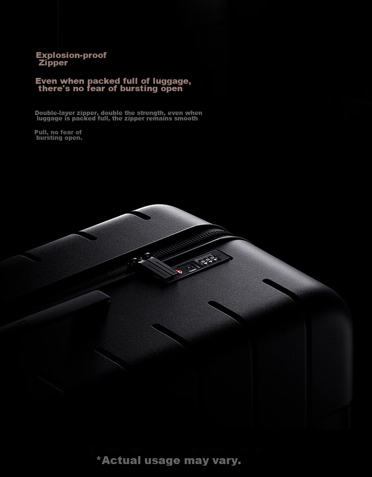 Чемодан Xiaomi Mijia Luggage, 28 дюймов, черный, PC, с кодовым замком
