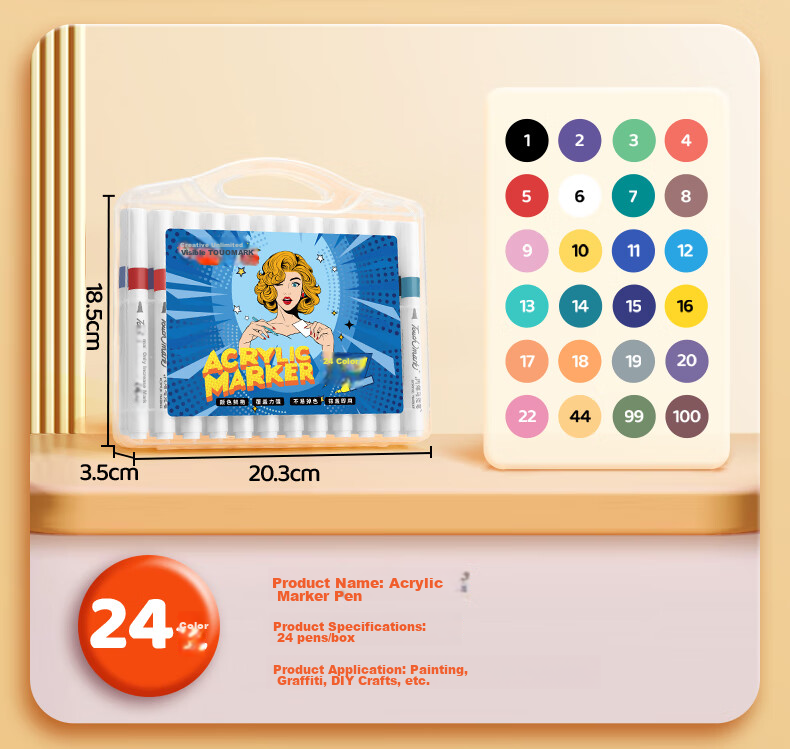 Акриловые маркеры Touch mark