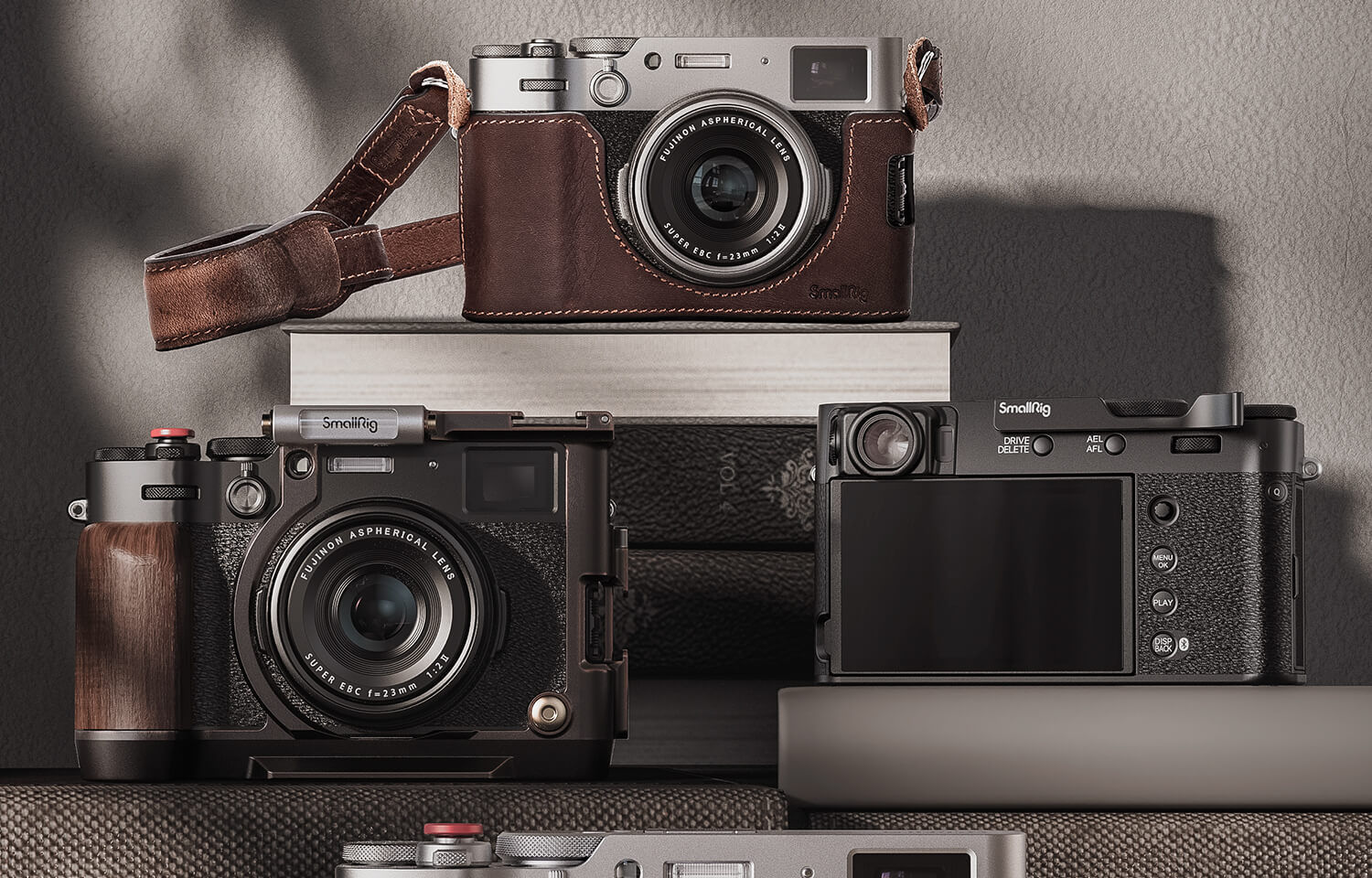 Клетка для камеры SmallRig "Машина времени" 4557 для Fujifilm X100VI, полный комплект, защита, аксессуары для съемки
