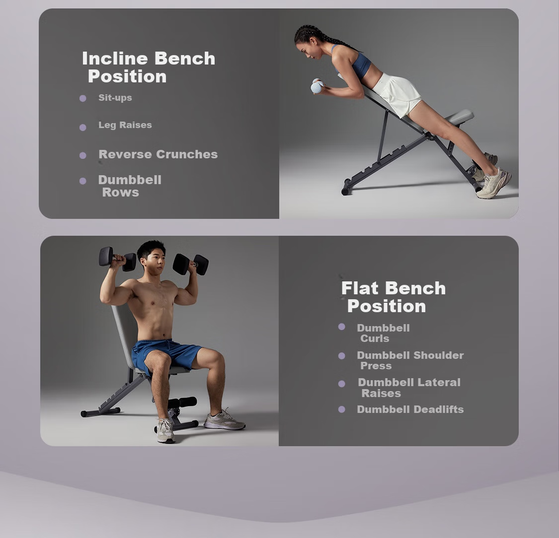 Скамья для фитнеса Keep Adjustable Dumbbell Bench D1 Professional Edition, складная, многофункциональная