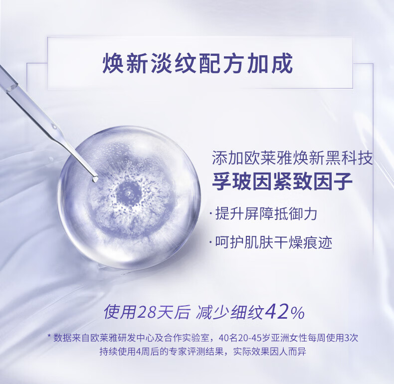 欧莱雅（LOREAL）复颜玻尿酸安瓶鲜注精华面膜PRO无香型20pc*33g补水【直播专享】