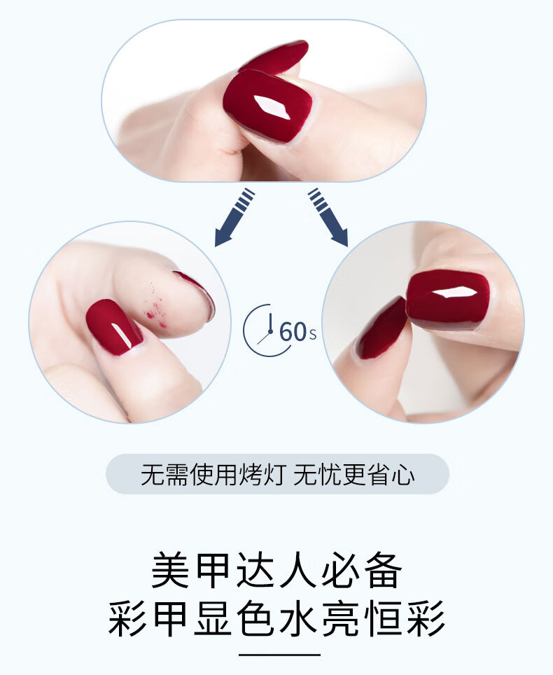OPI指甲油护甲油美甲亮面甲油免烤持久不可撕指甲油 亮面甲油15ml