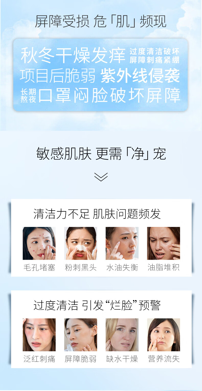 Elta MD安妍科氨基酸泡沫洁面乳 207ml 男士女士护肤品elta氨基酸洗面奶 
