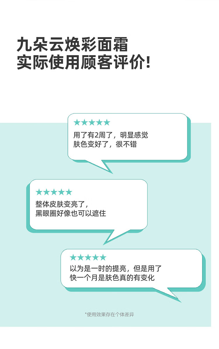 九朵云（cloud 9）格丽松Guerisson九朵云焕彩提亮面霜50ml  白皙净透 提亮肤色