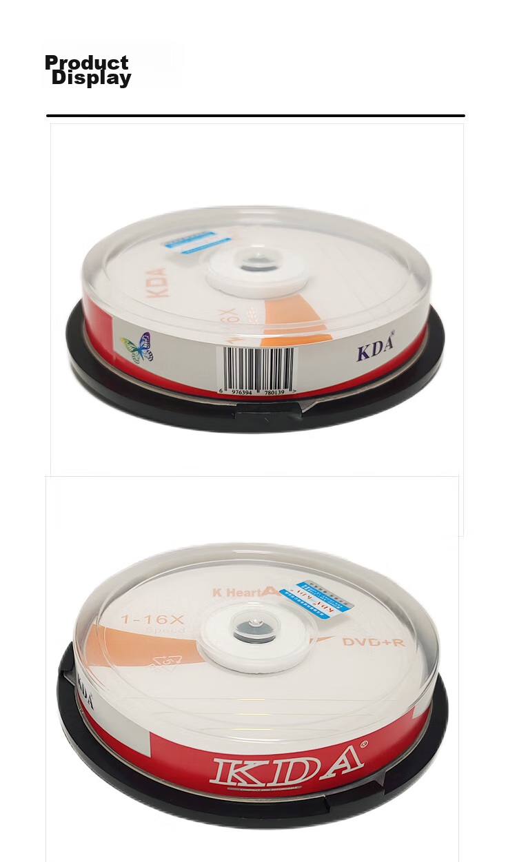 DVD+R KDA, 16x скорость, 4.7 ГБ, 10 шт. в тубе, бизнес-серия