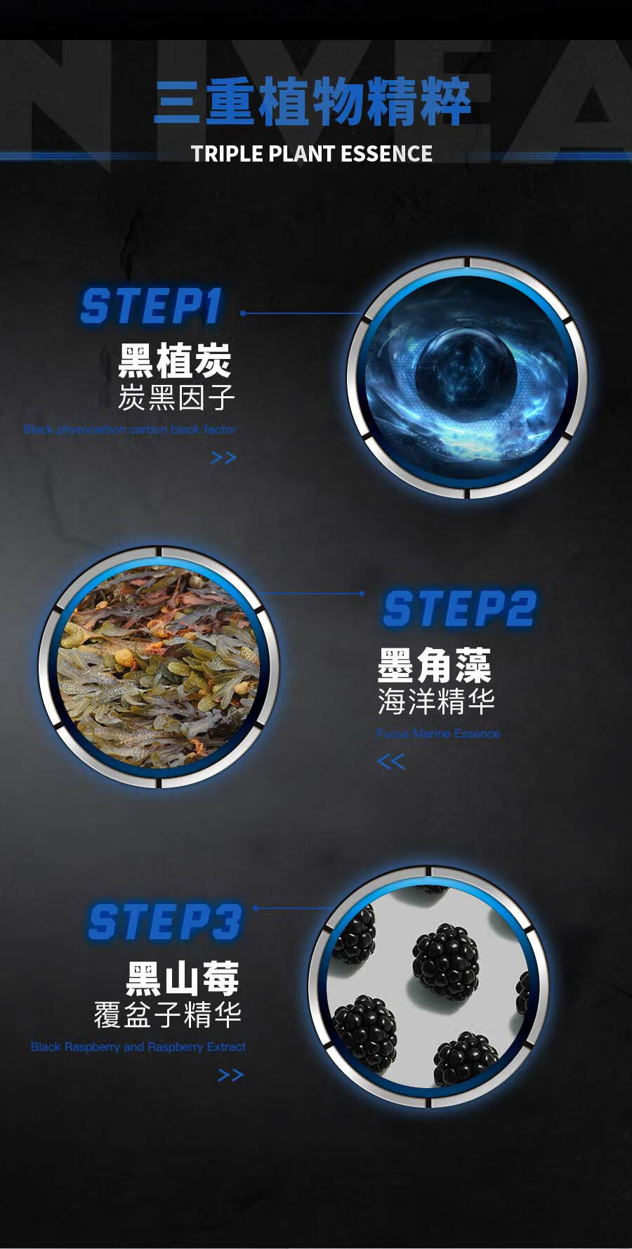 妮维雅男士洗面奶控油洁面乳 清洁抗痘保湿补水 控油细致毛孔洁面乳150g*2