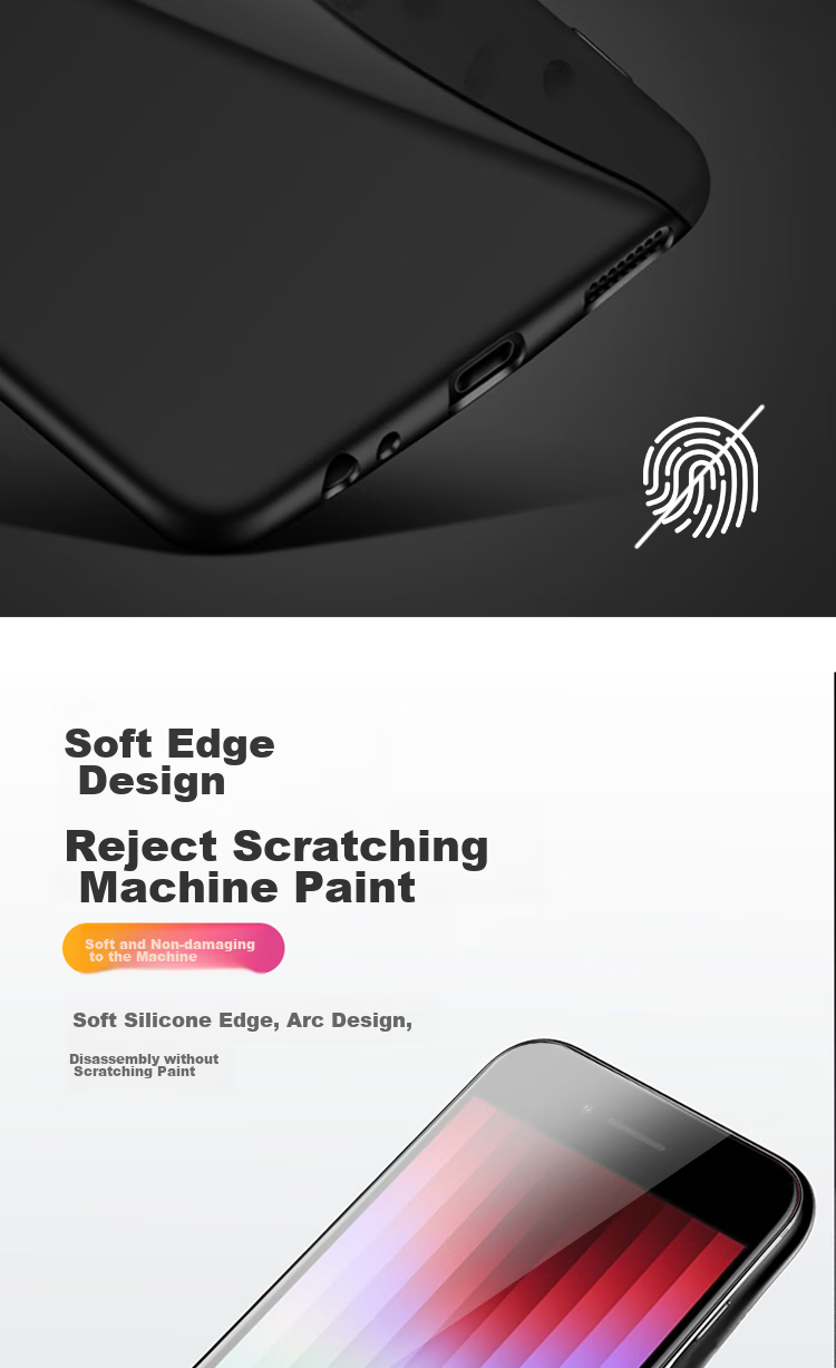 Чехол ESCAPE для iPhone SE3/7/8, противоударный, матовый, белый