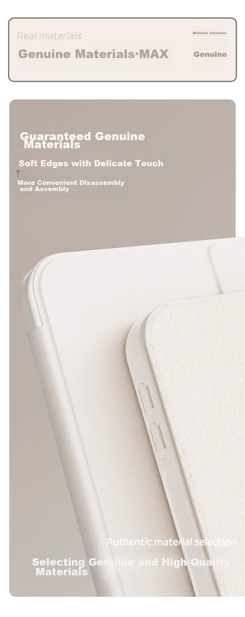 Чехол-книжка Zhiting для iPad 9/8/7, 10.2 дюйма, с функцией Smart Sleep/Wake, полноэкранный, противоударный, тонкий, с тройной подставкой, цвет "Свежий Кремовый Белый"