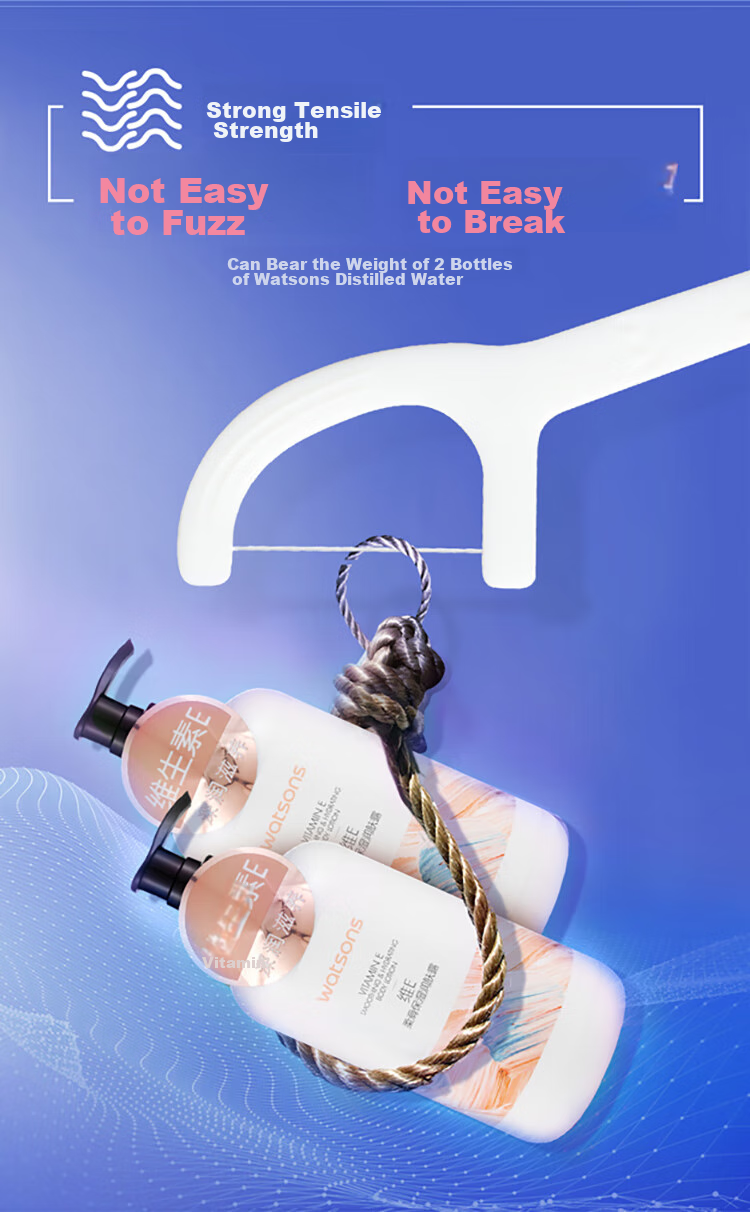 Зубная нить Watsons Fine Smooth Deep Cleaning Dental Floss Picks, 50 шт.
