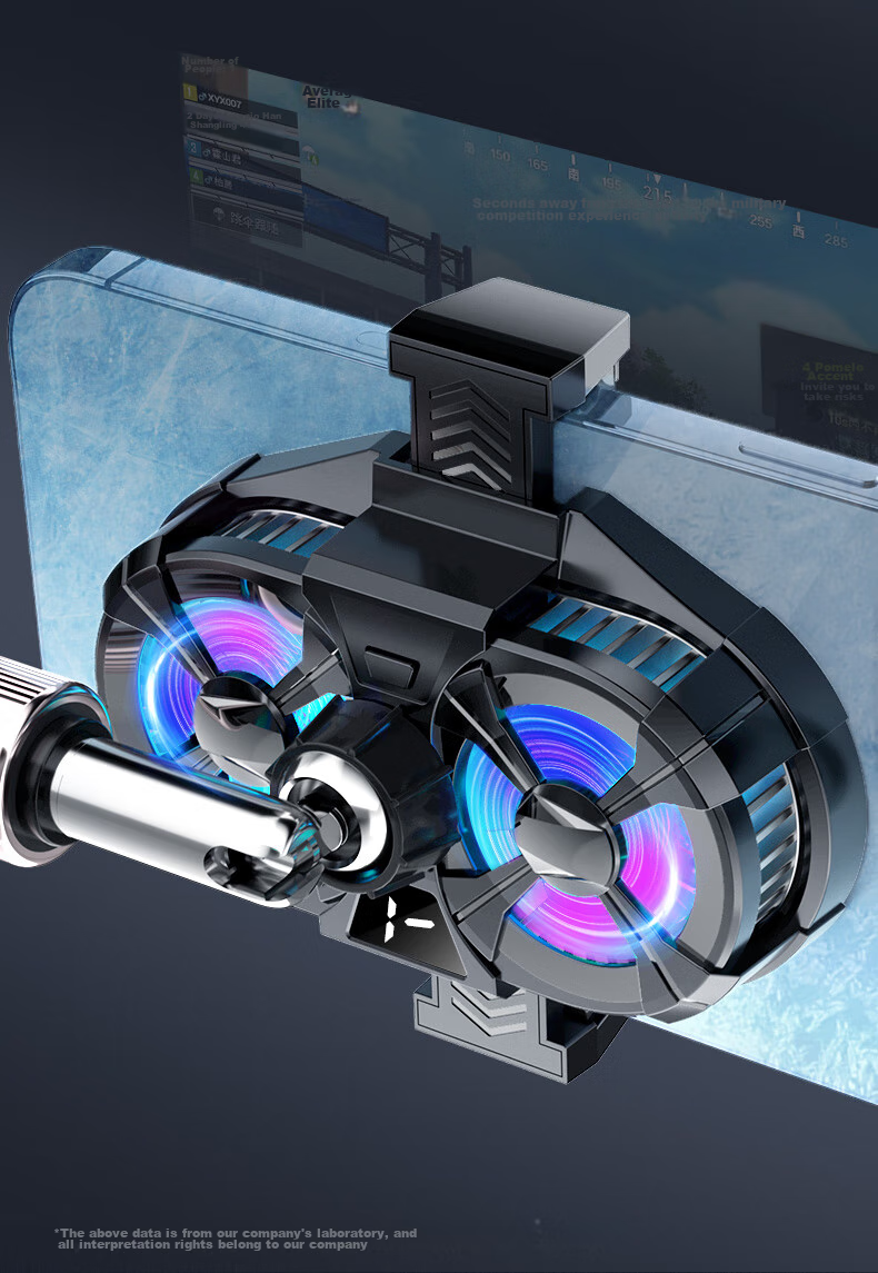Охладитель для телефона Maitai SL07, полупроводниковое охлаждение, двойное охлаждение с трехуровневой регулировкой, подставка с вентилятором, для прямой трансляции и видеосъемки, подходит для Apple и Black Shark