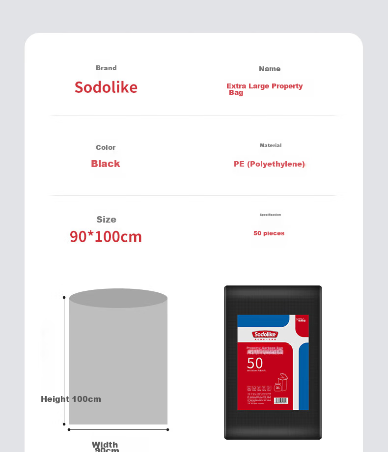 Мусорные пакеты Sodolike