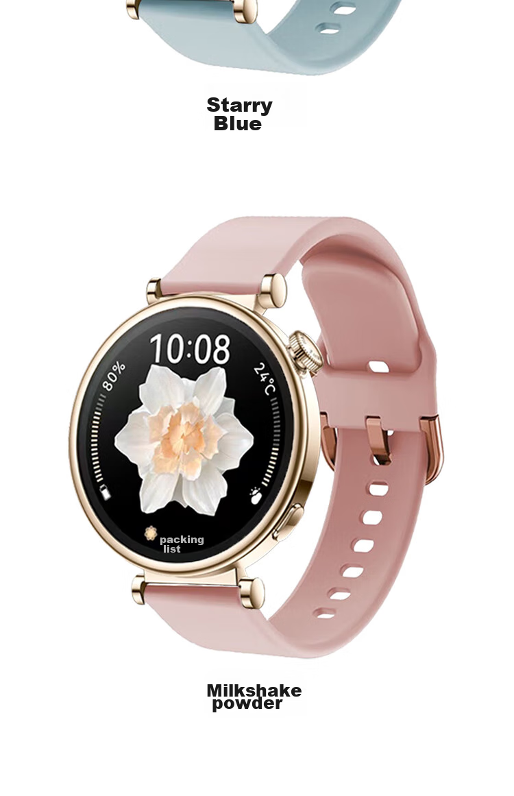 Ремешок ESCAPE для Huawei Watch GT6 / Watch 5 / GT4, силиконовый, 18 мм, белый