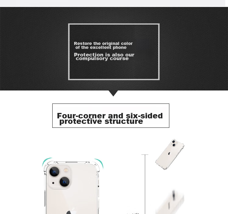Прозрачный чехол для iPhone 13