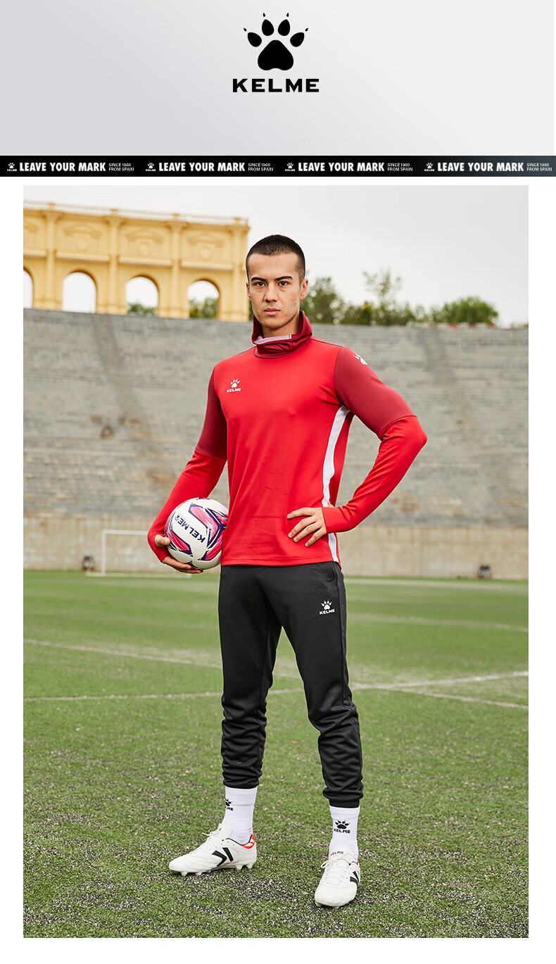 Мужские спортивные штаны KELME, трикотажные брюки для футбола, весна-осень, повседневные тренировочные брюки, зауженный крой, черные, размер M