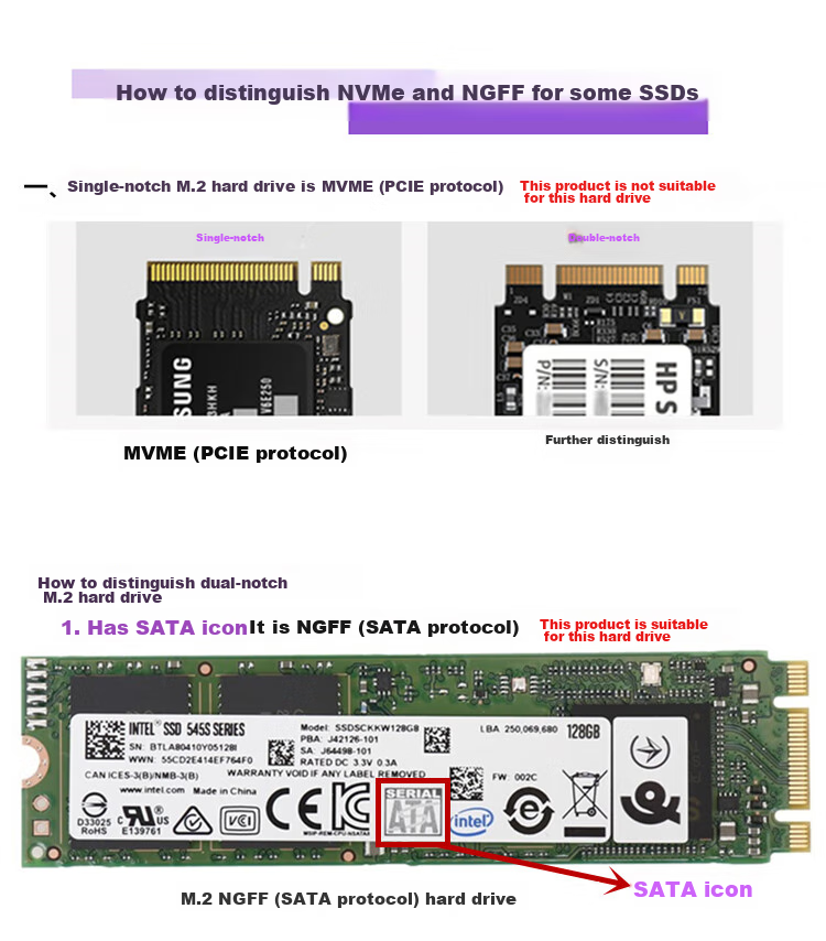 Адаптер LinkStone M.2/NGFF на SATA 3.0, внешний корпус для SSD накопителя 2.5 дюйма, модель E610