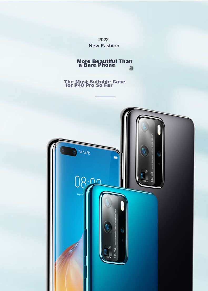 Чехол для Huawei P40 DIVI, силиконовый, прозрачный, противоударный, полный комплект защиты объектива
