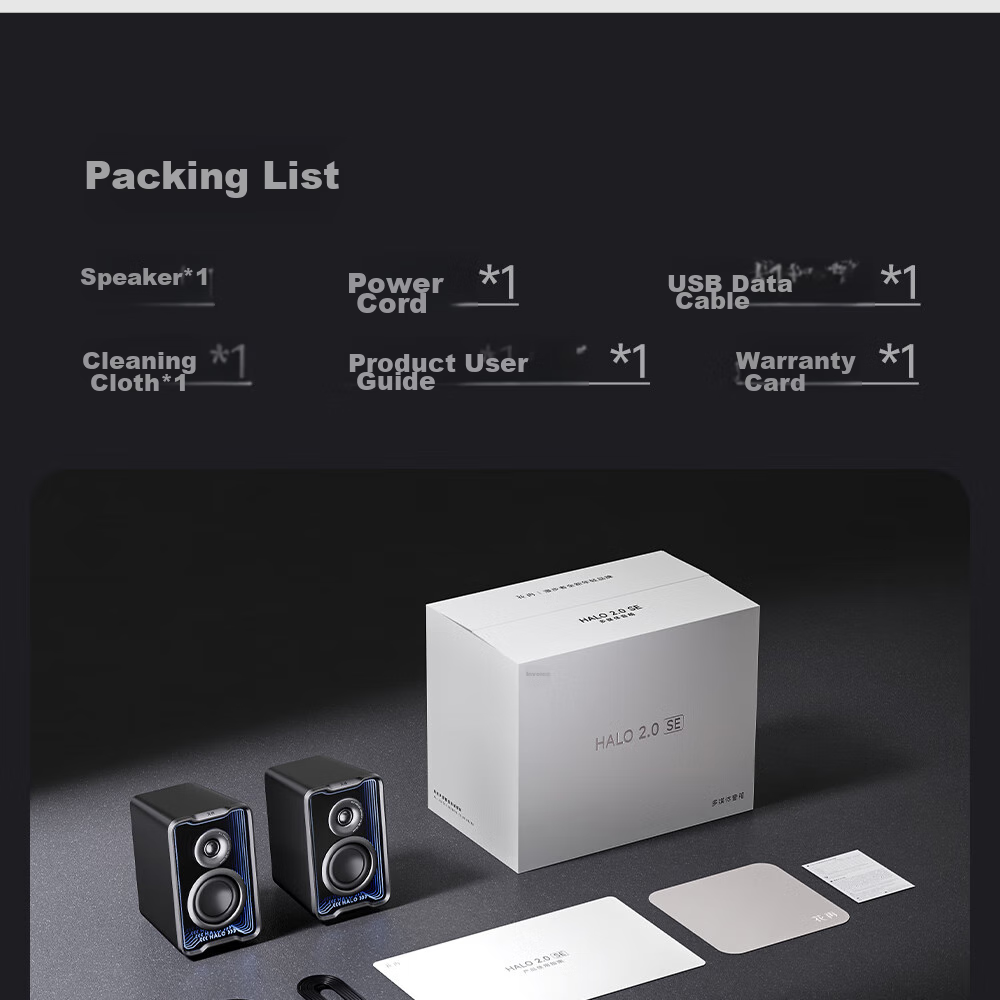 Портативная колонка Edifier Halo 2.0 SE, Bluetooth, USB, AUX, с подсветкой, белая